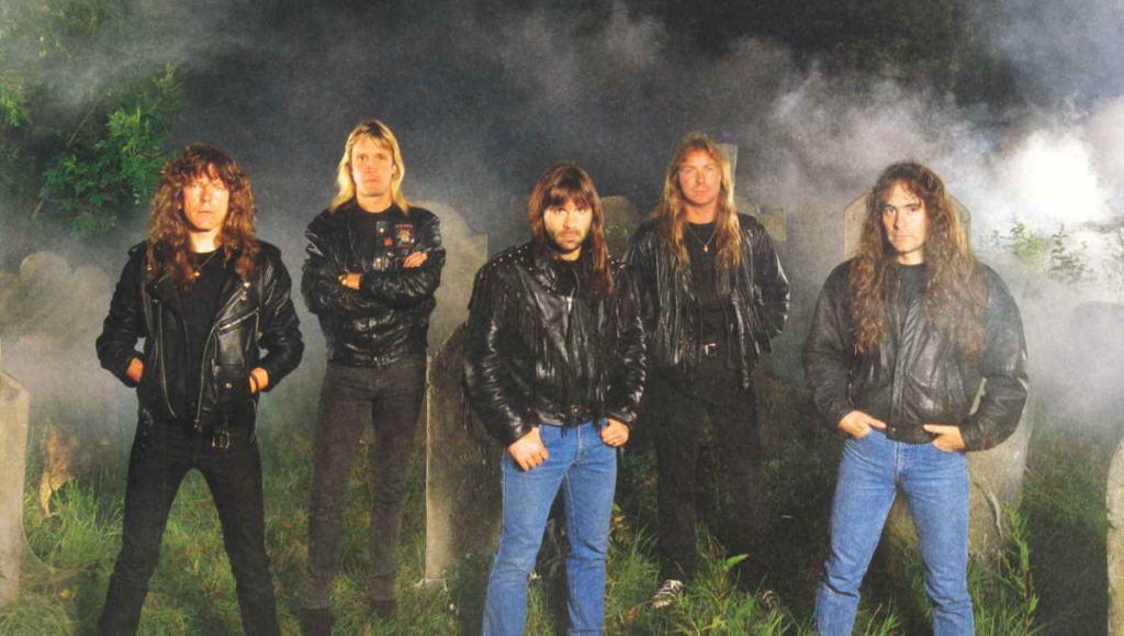 Iron Maiden, No prayer for the dying line up