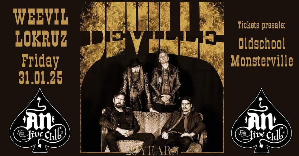 Deville στο An Club: Γιορτάζοντας 20 Χρόνια heavy rock ιστορίας