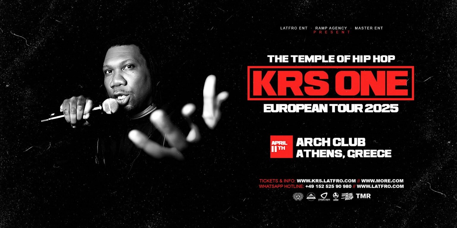 KRS-One live στην αθήνα: H hip-hop ιστορία γράφεται στη σκηνή