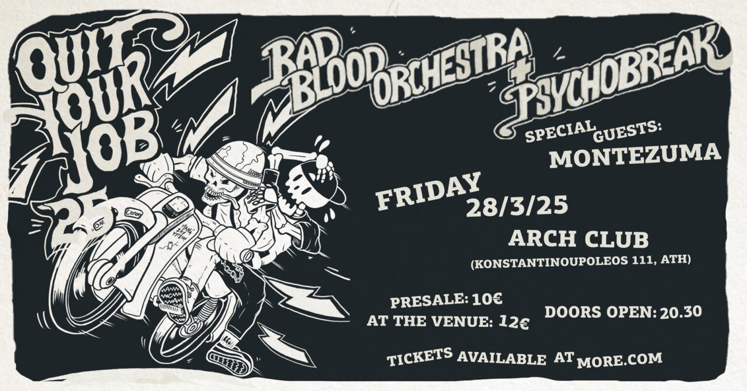 Bad Blood Orchestra & Psychobreak: Τέσσερις πόλεις, ένα mini tour γεμάτο ένταση