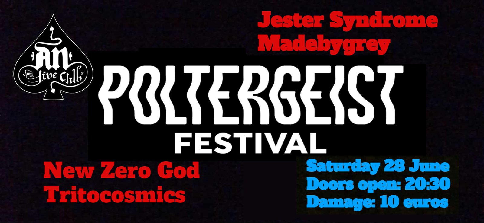 Poltergeist Festival III: Τέσσερις μπάντες, μία κληρωτίδα και καθόλου κανόνες