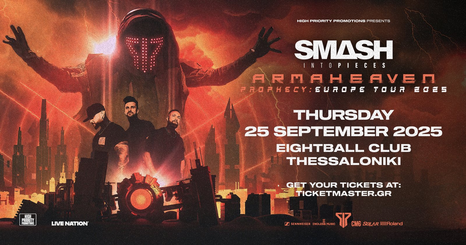 Οι Smash Into Pieces έρχονται στη Θεσσαλονίκη με ένα οπτικοακουστικό σόου που κόβει την ανάσα