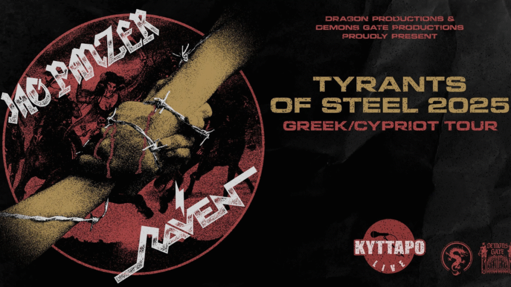 Jag Panzer και Raven σε κοινή περιοδεία σε Ελλάδα και Κύπρο