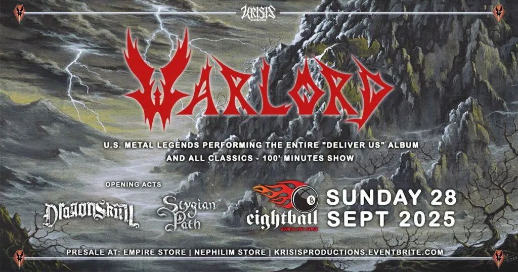 Warlord live στο 8ball: Ολόκληρο το “Deliver Us” και νέο άλμπουμ σε ένα set 100 λεπτών