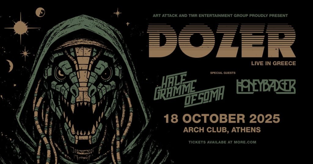 Οι θρύλοι του stoner rock Dozer επιστρέφουν στην Αθήνα