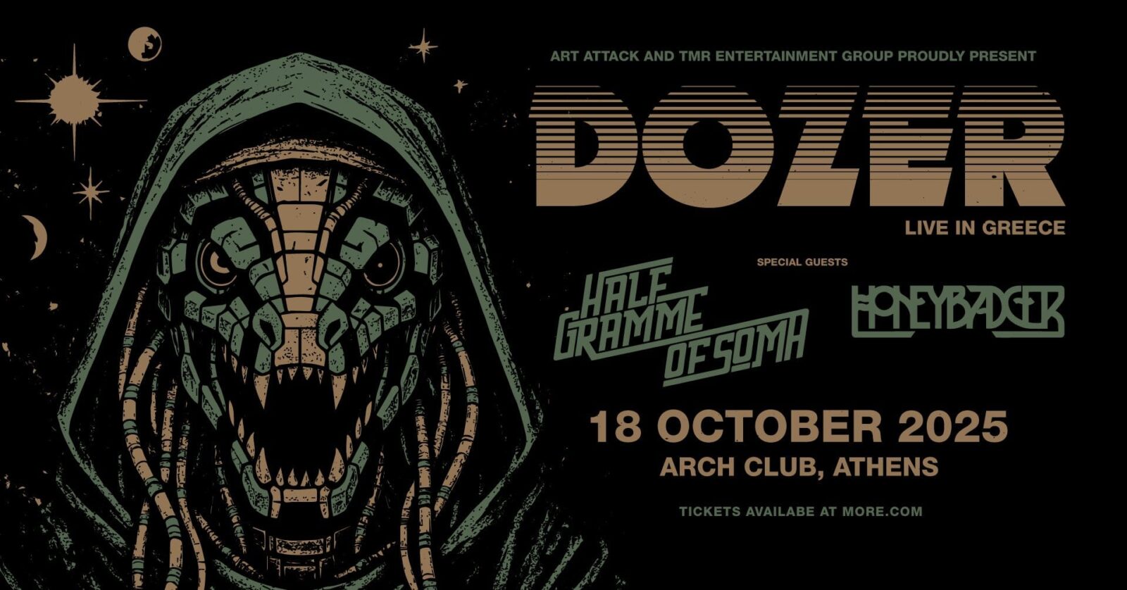 Οι θρύλοι του stoner rock Dozer επιστρέφουν στην Αθήνα