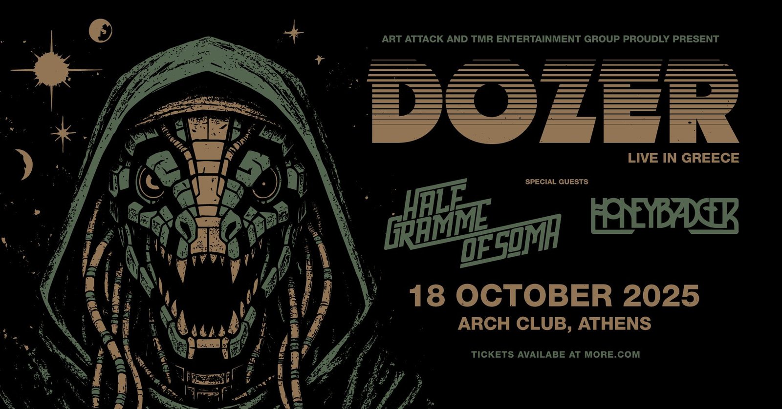 Οι θρύλοι του stoner rock Dozer επιστρέφουν στην Αθήνα