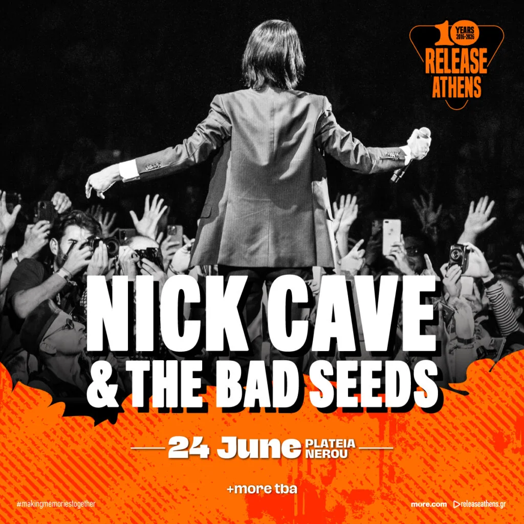 Release Athens 2026: Ο Nick Cave επιστρέφει στην Πλατεία Νερού