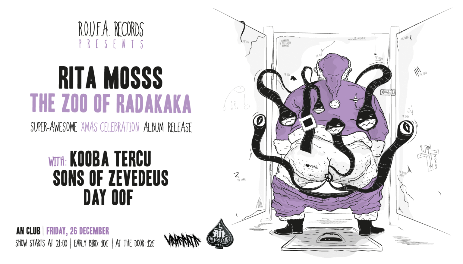 Rita Mosss: Tο πιο άγριο Xριστουγεννιάτικο live της χρονιάς στο ΑΝ CLUB