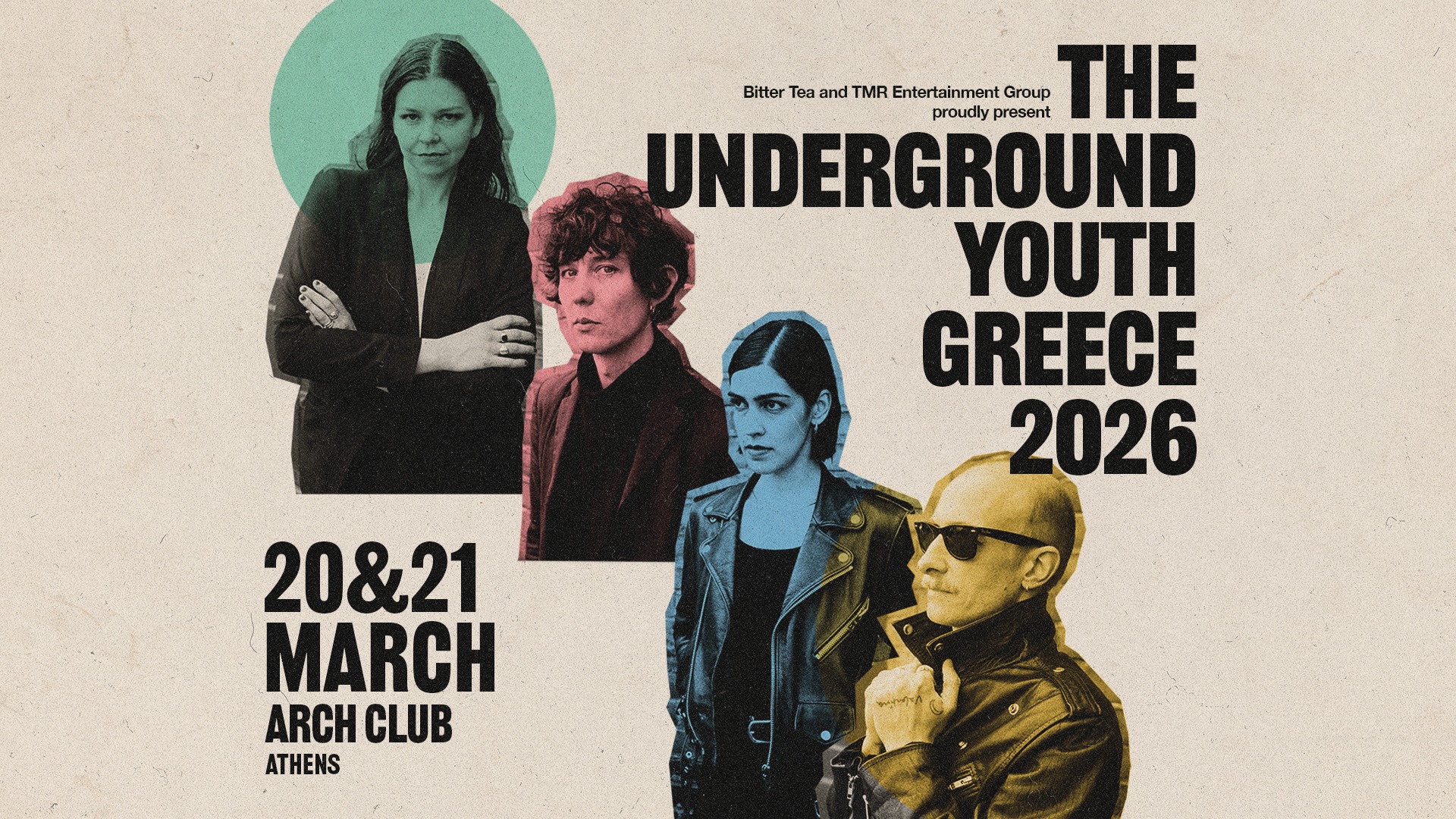 Οι The Underground Youth σε Αθήνα, Θεσσαλονίκη και Ιωάννινα τον Μάρτιο (ATH) (Day 1)