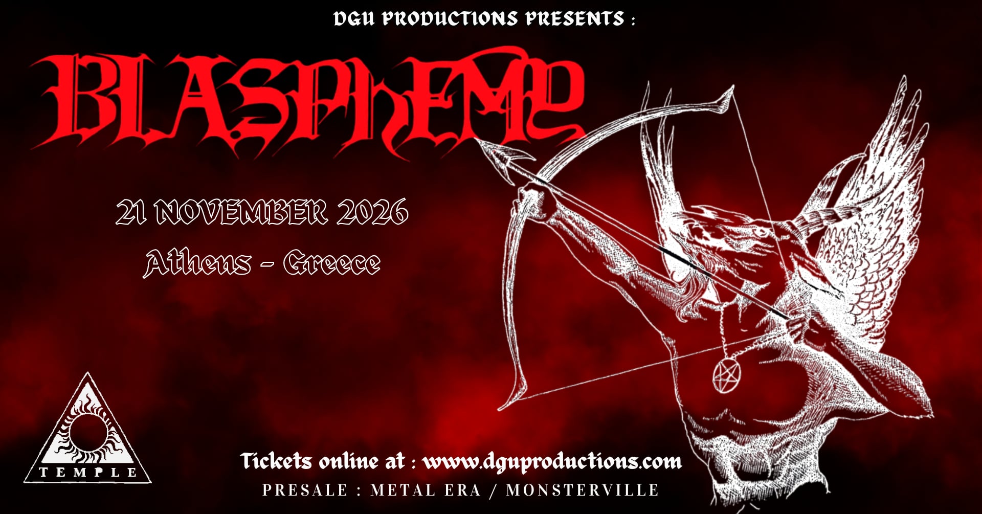 Ιστορία του ακραίου ήχου ζωντανά: Οι Blasphemy στην Αθήνα