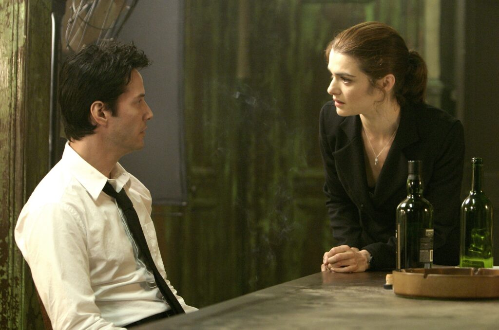 Ο Keanu Reeves και η Rachel Weisz στο "Constantine"