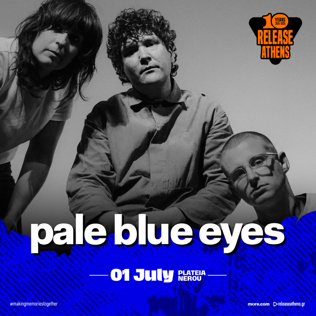 Release Athens 2026: Οι Pale Blue Eyes έρχονται στην Πλατεία Νερού δίπλα στον Moby και τους Garbage