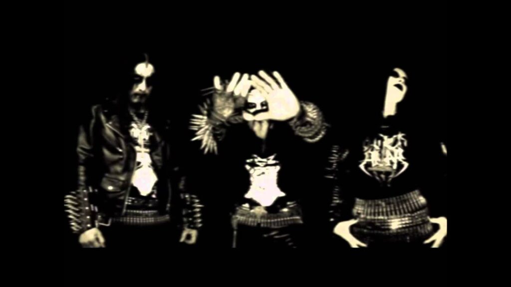 Black metal τελετουργία στο Temple με Thornspawn και Asagraum