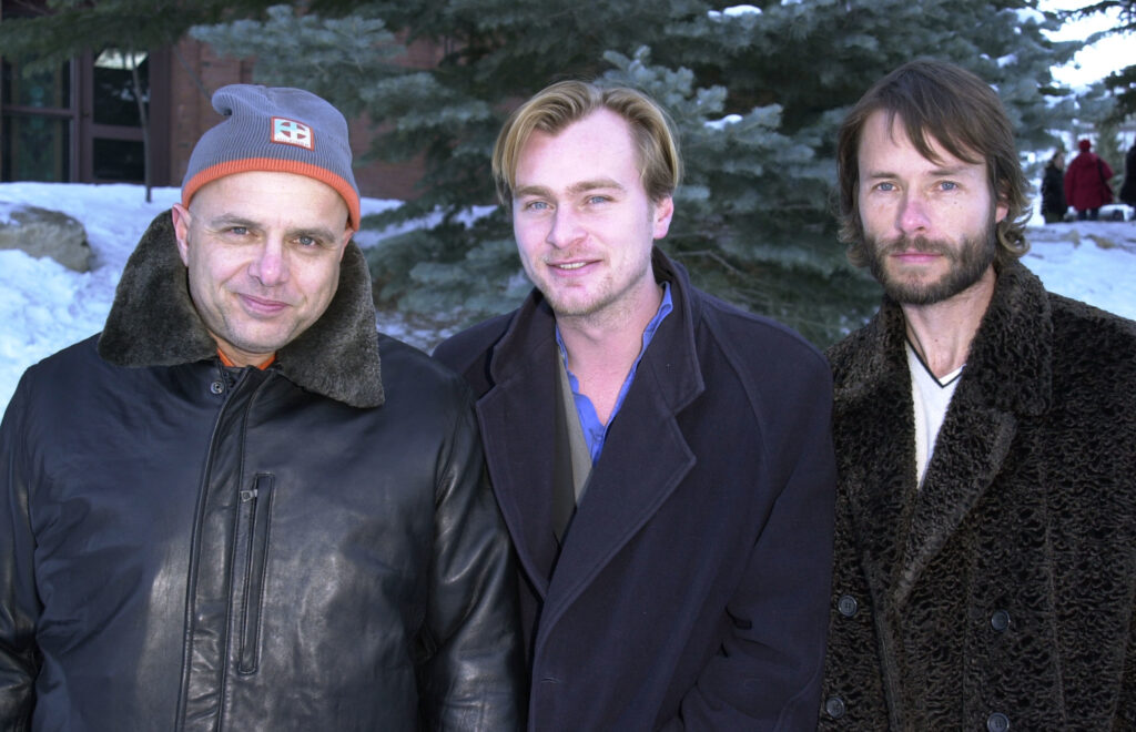 O Christopher Nolan κατά την περίοδο των γυρισμάτων του "Memento"