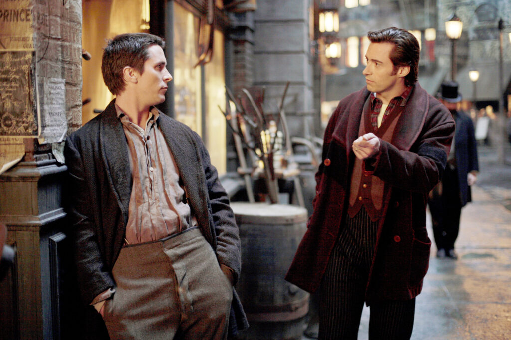 O Christian Bale και ο Hugh Jackman στο "The Prestige"